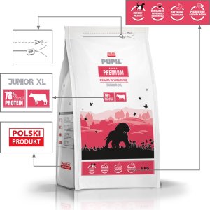 Pupil Premium Karma sucha dla psa PUPIL Premium JUNIOR XL bogata w wołowinę 3 kg 4