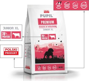 Pupil Premium Karma sucha dla psa PUPIL Premium JUNIOR XL bogata w wołowinę 12 kg 4
