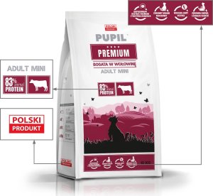 Pupil Premium Karma sucha dla psa PUPIL Premium MINI bogata w wołowinę 10 kg 4