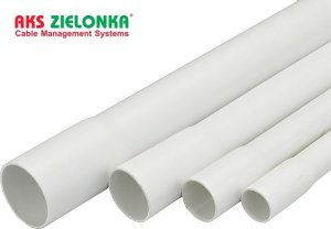 Akssj Rura elektroinstalacyjna AKS Zielonka 111682 RLM16 kielichowana 2m biała 9