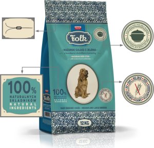 Folk Karma sucha dla psa FOLK M&L Mazurski gulasz z jelenia z burakami i dodatkiem żurawiny 12 kg 2