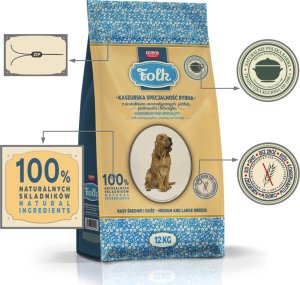 Folk Karma sucha dla psa FOLK M&L Kaszubska specjalność rybna z dodatkiem jabłek, pietruszki i lubczyku 12 kg 2