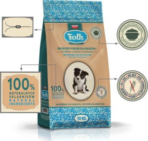 Folk Karma sucha dla psa FOLK Junior Delikatny posiłek dla malucha z królikiem, cielęciną i marchewką 10 kg 2