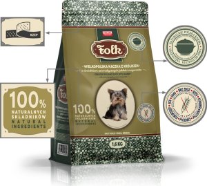 Folk Karma sucha dla psa FOLK MINI Wielkopolska kaczka z królikiem z dodatkiem jabłek i majeranku 5x1,6kg 3