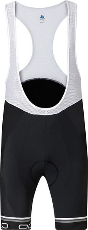 Odlo Spodnie Tech. Tights Short Suspenders BREATHE Czarno-biały r. L (421882) 1