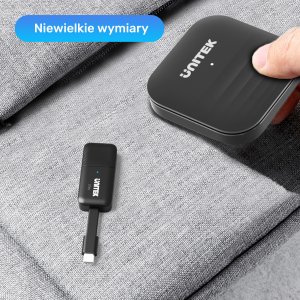 System przekazu sygnału AV Unitek Bezprzewodowy nadajnik HDMI zasięg do 50m, czarny (V1184A01) 7