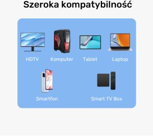 System przekazu sygnału AV Unitek Bezprzewodowy nadajnik HDMI zasięg do 50m, czarny (V1184A01) 8