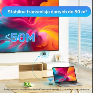 System przekazu sygnału AV Unitek Unitek Bezprzewodowy nadajnik HDMI zasięg do 50m, czarny 4