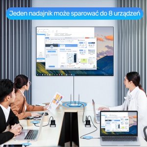 System przekazu sygnału AV Unitek Bezprzewodowy nadajnik i odbiornik HDMI zasięg do 50m, biały 3