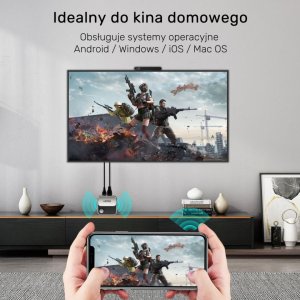 System przekazu sygnału AV Unitek Unitek Bezprzewodowy transmiter HDMI 4K 60Hz zasięg do 8m 3