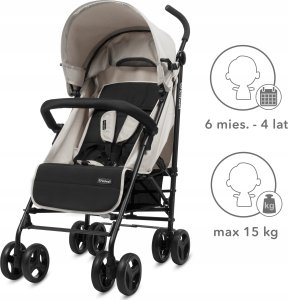 Wózek Kidwell KIDWELL WÓZEK PARASOLKA QUGAR BEIGE/BLACK 5901130105229 11