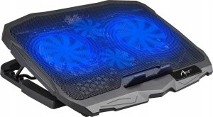 Podstawka chłodząca Art Podstawka pod laptop ART P4 reg.kąta+4xwen+LED gaming 2