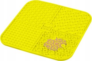 Collar WAU DOG MATA DO LIZANIA SILIKONOWA        PROSTOKĄTNA 21,1x21,1x3cm ŻÓŁTA 5