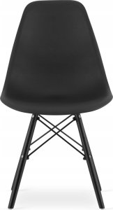 Leobert Zestaw stół okrągły TODI 60 jesion + 2 krzesła OSAKA czarne 6