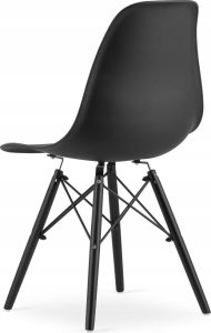 Leobert Zestaw stół okrągły TODI 60 jesion + 2 krzesła OSAKA czarne 7