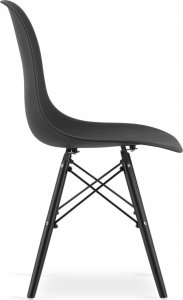 Leobert Zestaw stół okrągły TODI 60 jesion + 2 krzesła OSAKA czarne 8