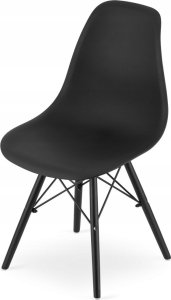 Leobert Zestaw stół okrągły TODI 60 jesion + 2 krzesła OSAKA czarne 9