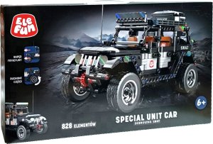 Elefun Klocki Elefun Special Unit Car - Jednostka SWAT 1