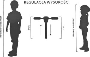 Hulajnoga Playground Trójkołowa Hulajnoga LED - PlayGround do 50kg 9