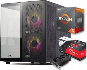 Komputer BSG Striker Ryzen 5 16GB DDR4 1TB NVMe Radeon RX 6600 Windows 11 Pro 1