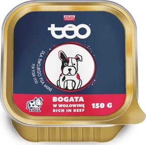 Teo Karma mokra dla psa TEO Mini szalka bogata w wołowinę 150 g 1