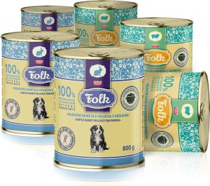 Folk Karma mokra dla psa FOLK Mix Smaków 6 x 800 g 1