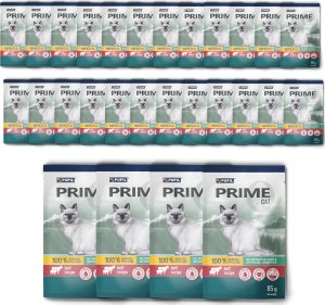 PUPIL Prime Karma mokra dla kota PUPIL Prime bogata w wołowinę z jagnięciną saszetka 28 x 85 g 1