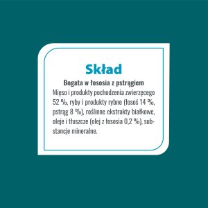 PUPIL Prime Karma mokra dla kota PUPIL Prime bogata w łososia z pstrągiem 400 g 5