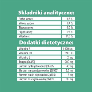 PUPIL Prime Karma mokra dla kota PUPIL Prime bogata w wołowinę z wątróbką 400 g 6