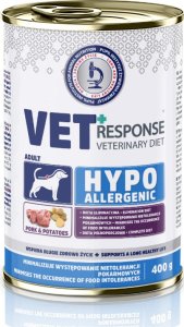 Vet Response Karma mokra dla psa VET RESPONSE HYPOALLERGENIC wieprzowina 400 g 1