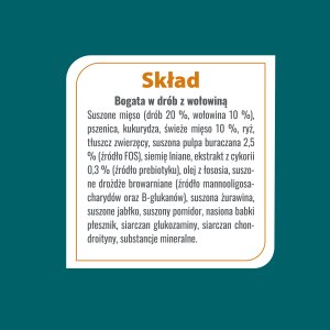 PUPIL Prime Karma sucha dla psa bogata w drób z wołowiną 10 kg 6