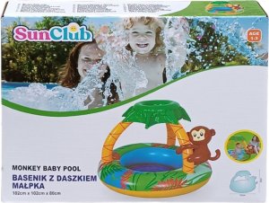 SunClub Dmuchany basen z daszkiem SunClub 80x102x102cm 40L 3