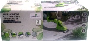 Gardenic Akumulatorowa podkaszarka, nożyce do żywopłotu 2w1 8