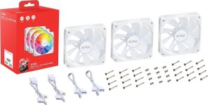 Wentylator XPG Vento R 120 ARGB PWM Biały 3-pack (VENTOR120ARGBPWM3C-WHCWW) 4