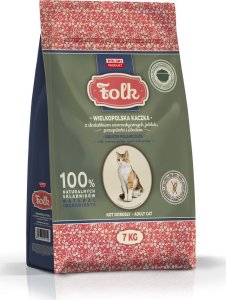 Folk Karma sucha dla kota FOLK Wielkopolska kaczka z dodatkiem jabłek, przepiórki i śledzia 7 kg 1