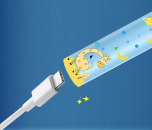 Szczoteczka Heelly SZCZOTECZKA SONICZNA DLA DZIECI ELEKTRYCZNA DO ZĘBÓW PREMIUM BŁĘKIT HEELLY 6