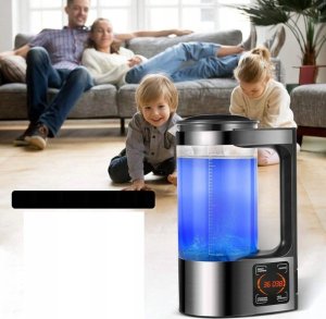 Saturator Heelly GENERATOR AKTYWNEGO WODORU JONIZATOR SZKLANY 2L WODY WODOROWEJ HEELLY 3