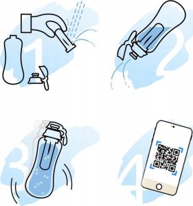 Dafi Butelka filtrująca DAFI 0,7L +2 (jagodowa) 7