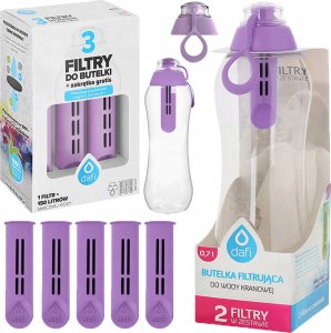 Dafi Butelka filtrująca DAFI 0,7L +2 (jagodowa) 9