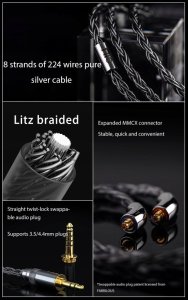 Słuchawki FiiO FiiO FA19 - Hi-End IEM z 10 przetwornikami BA Knowles 10