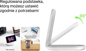 Ładowarka Belkin Belkin BOOST Charge magneti. 15W 2in1 +output/USB-C wh.WIZ028vfWH 24