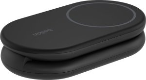 Ładowarka Belkin ładowarka indukcyjna składana 2w1 MagSafe Qi2 15 W czarna z zasilaczem 36 W 10