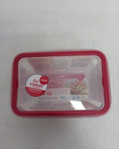 Emsa Emsa Clip&Close Glass Food Container 850 ml  red 7