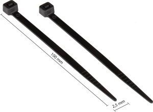 Good Connections Good Connections Kabelbinder 100mmx2,5mm 100 St. schwarz 1