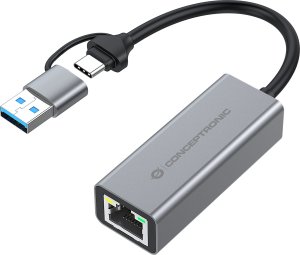 Adapter USB Conceptronic CONCEPTRONIC Adapter USB3.2 Gen 1 -> RJ45 10/10001000 1