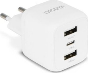 Zasilacz do laptopa Dicota Dicota 3-Port GaN Wall Charger (32W) EU black 1