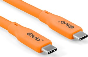 Kabel USB Club 3D Club3D Lifestyle USB-C Kabel  PD 240W,20Gbps  2m orangeSt/St retail 1