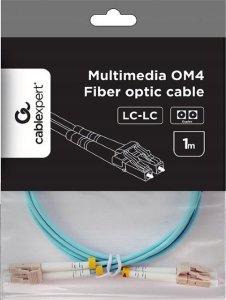 Gembird GEMBIRD patchcord światłowodowy wielomodowy duplex OM4 50/125 LC/LC 1m 1