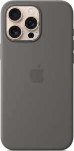 Apple APPLE iPhone 16 Pro Max Silicone Case with MagSafe - Stone Gray 1