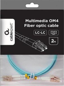 Gembird GEMBIRD patchcord światłowodowy wielomodowy duplex OM4 50/125 LC/LC 2m 3